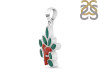 Red Coral/Green Onyx Pendant-2SP COR-1-47
