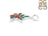 Red Coral/Green Onyx Pendant-2SP COR-1-47