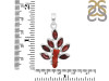 Red Coral/Garnet Pendant-2SP COR-1-77
