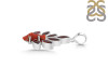 Red Coral/Garnet Pendant-2SP COR-1-77