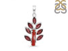 Red Coral/Garnet Pendant-2SP COR-1-80