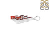 Red Coral/Garnet Pendant-2SP COR-1-80