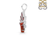 Red Coral/Garnet Pendant-2SP COR-1-86