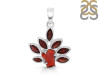 Red Coral/Garnet Pendant-2SP COR-1-89