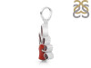 Red Coral/Garnet Pendant-2SP COR-1-89