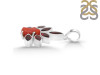 Red Coral/Garnet Pendant-2SP COR-1-89