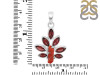 Red Coral/Garnet Pendant-2SP COR-1-92