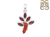 Red Coral/Garnet Pendant-2SP COR-1-95