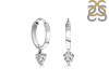 Crystal Heart Hoop Earring CST-RDE-1231.