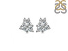 Crystal & White Topaz Stud Earring CST-RDE-1260.
