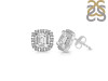Crystal & White Topaz Stud Earring CST-RDE-1263.