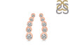 Crystal & White Topaz Stud Earring CST-RDE-1472.