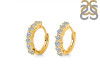 Crystal Hoop Hoop Earring CST-RDE-1473.