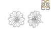 Crystal Stud Earring CST-RDE-61.