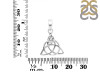 Crystal Triquetra Pendant CST-RDEP-892.