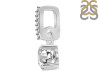 Crystal & White Topaz Pendant CST-RDP-549-CZ-LOOP.