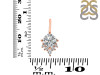 Crystal & White Topaz Pendant CST-RDP-729.