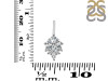 Crystal & White Topaz Pendant CST-RDP-729.