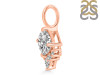 Crystal & White Topaz Pendant CST-RDP-729.