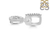Crystal Quartz & White Topaz Pendant CST-RDP-779-CZ-LOOP.