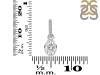 Crystal & White Topaz Pendant CST-RDP-780-CZ-LOOP.