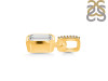 Crystal & White Topaz Pendant CST-RDP-955-CZ-LOOP.