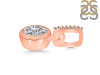 Crystal & White Topaz Pendant CST-RDP-992-CZ-LOOP.