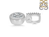 Crystal & White Topaz Pendant CST-RDP-992-CZ-LOOP.