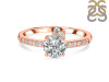 Crystal & White Topaz Ring CST-RDR-2303.