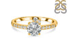Crystal & White Topaz Ring CST-RDR-2303.