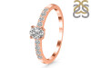Crystal & White Topaz Ring CST-RDR-2538.