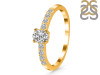 Crystal & White Topaz Ring CST-RDR-2538.