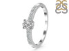 Crystal & White Topaz Ring CST-RDR-2538.