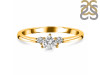Crystal  & White Topaz Ring CST-RDR-2543.