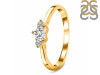Crystal  & White Topaz Ring CST-RDR-2543.