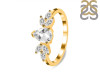 Crystal & White Topaz Ring CST-RDR-2556.