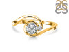 Crystal & White Topaz Ring CST-RDR-2622.