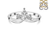 Crystal & White Topaz Ring CST-RDR-2660.