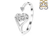 Crystal & White Topaz Ring CST-RDR-2675.