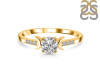 Crystal & White Topaz Ring CST-RDR-2845.
