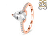 Crystal & White Topaz Ring CST-RDR-2860.