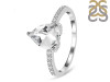 Crystal & White Topaz Ring CST-RDR-2860.