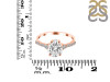 Crystal & White Topaz Ring CST-RDR-3148.