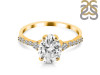 Crystal & White Topaz Ring CST-RDR-3148.