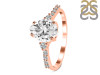 Crystal & White Topaz Ring CST-RDR-3148.