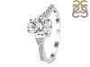 Crystal & White Topaz Ring CST-RDR-3148.
