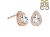 Crystal  & White Topaz Stud Earring CST-RE-52.