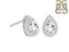 Crystal  & White Topaz Stud Earring CST-RE-52.