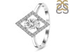 Crystal & White Topaz Ring CST-RR-134.