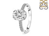 Crystal & White Topaz Ring CST-RR-207.